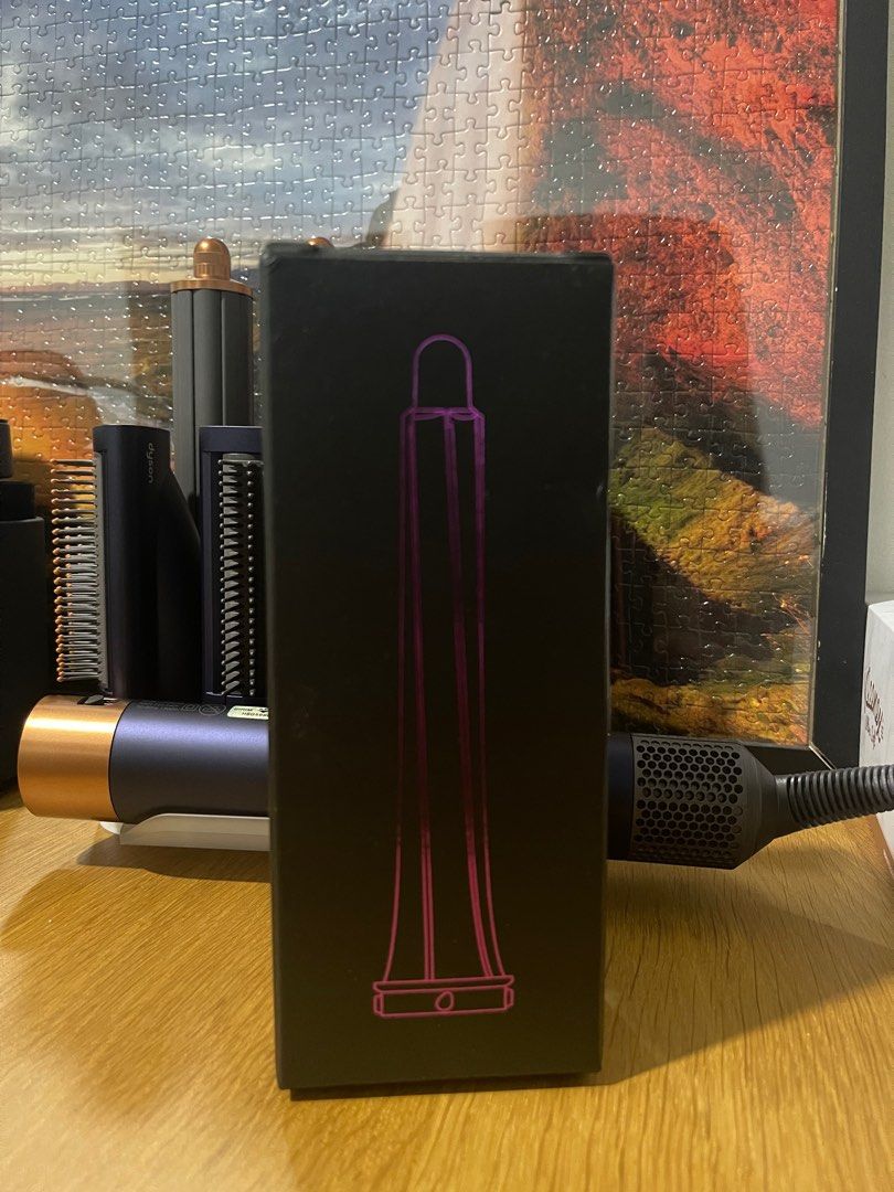 Gold 20mm Cylinder Comb for Dyson Airwrap - 20Mm  Cylinder Comb Rose Red