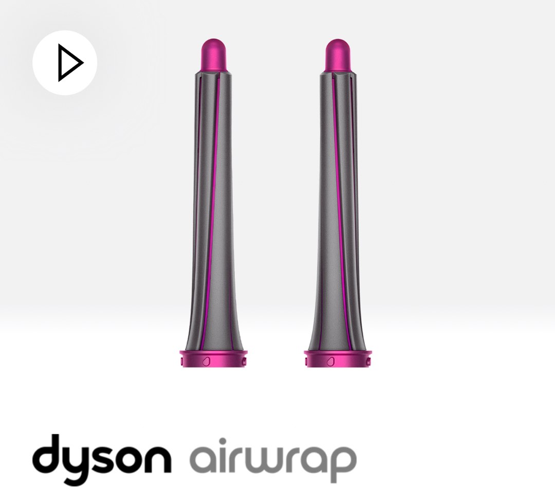 Gold 20mm Cylinder Comb for Dyson Airwrap - 20Mm  Cylinder Comb Rose Red main image 1