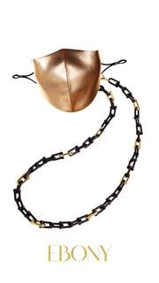 EBONY Mask And Glasses Chain [Tiffany Hardwear Inspired]