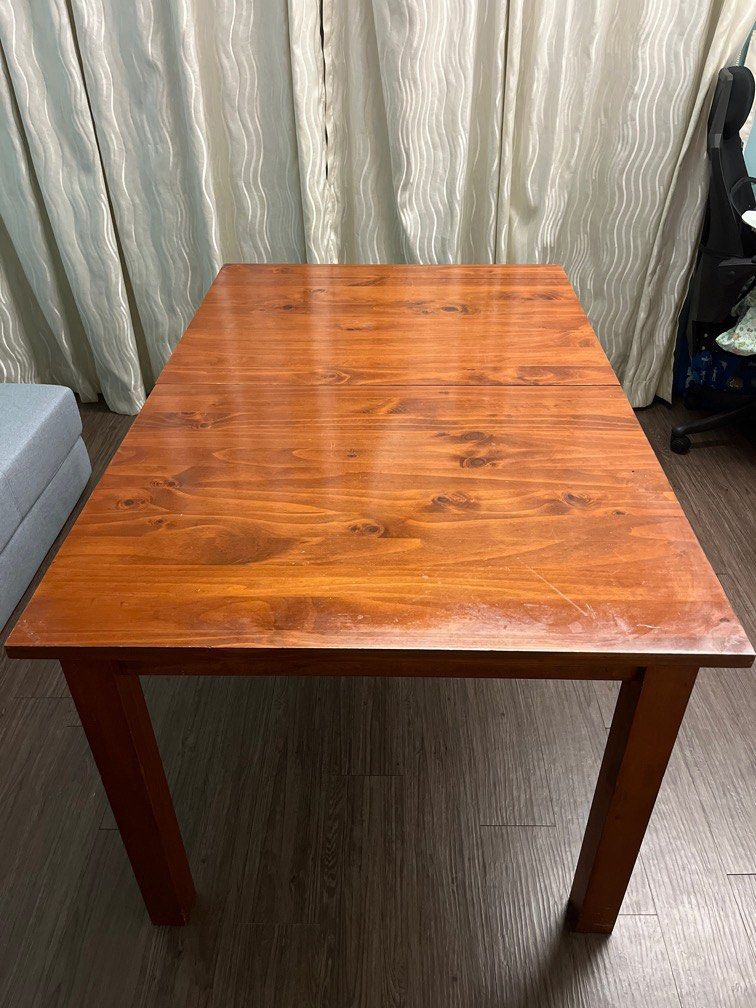 Extendable dining table, Furniture & Home Living, Furniture, Tables