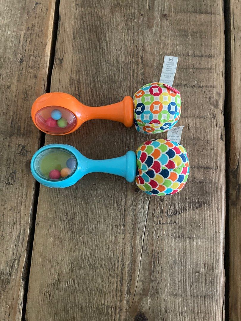 Fisher price rattles (two), Babies & Kids, Infant Playtime on Carousell