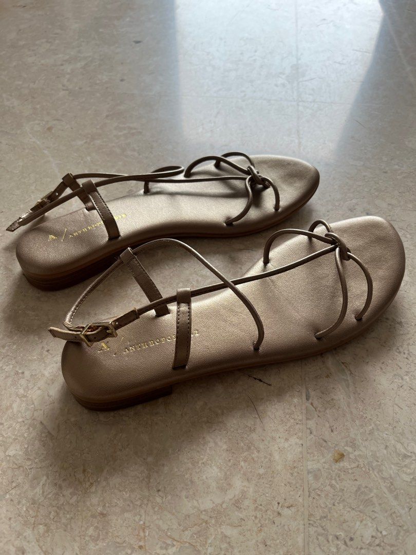 Champagne colour sandals hotsell