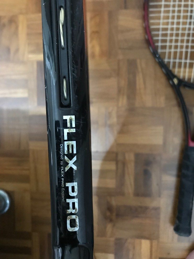 Flex pro tennis racket, Sports Equipment, Sports & Games, Racket & Ball