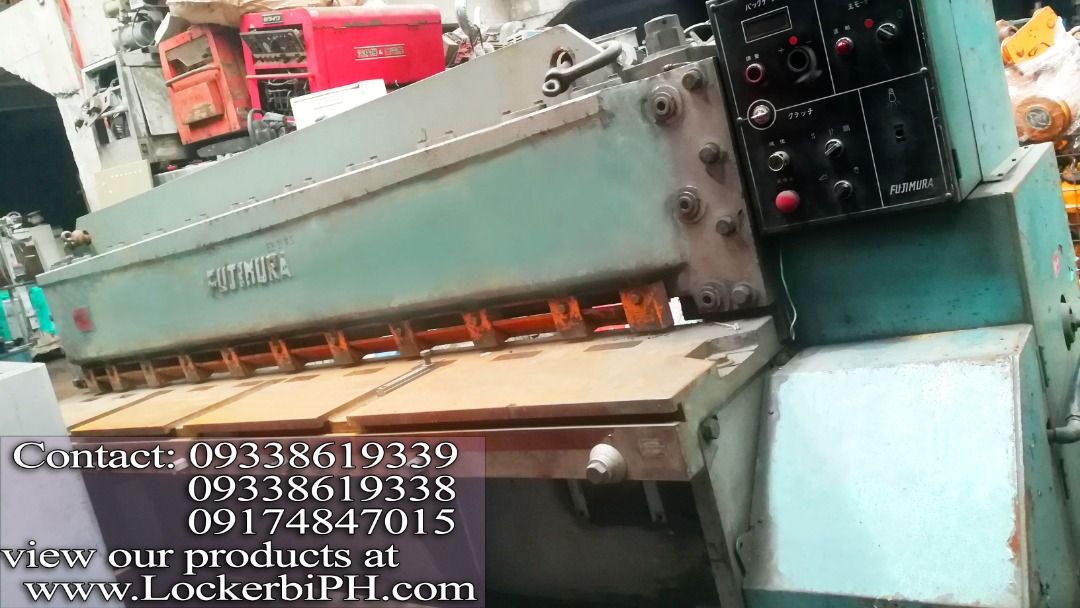 Fujimura Shear Cutter Shearing Machine 6.4mm Cap. 8ft from Japan