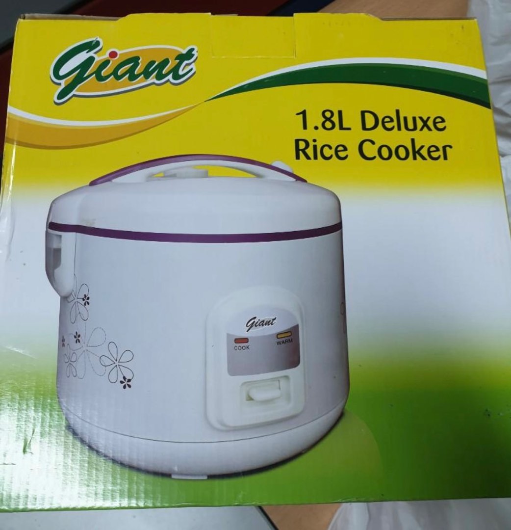 Giant Brand Rice Cooker 1.8L, TV & Home Appliances, Kitchen Appliances, Cookers on Carousell