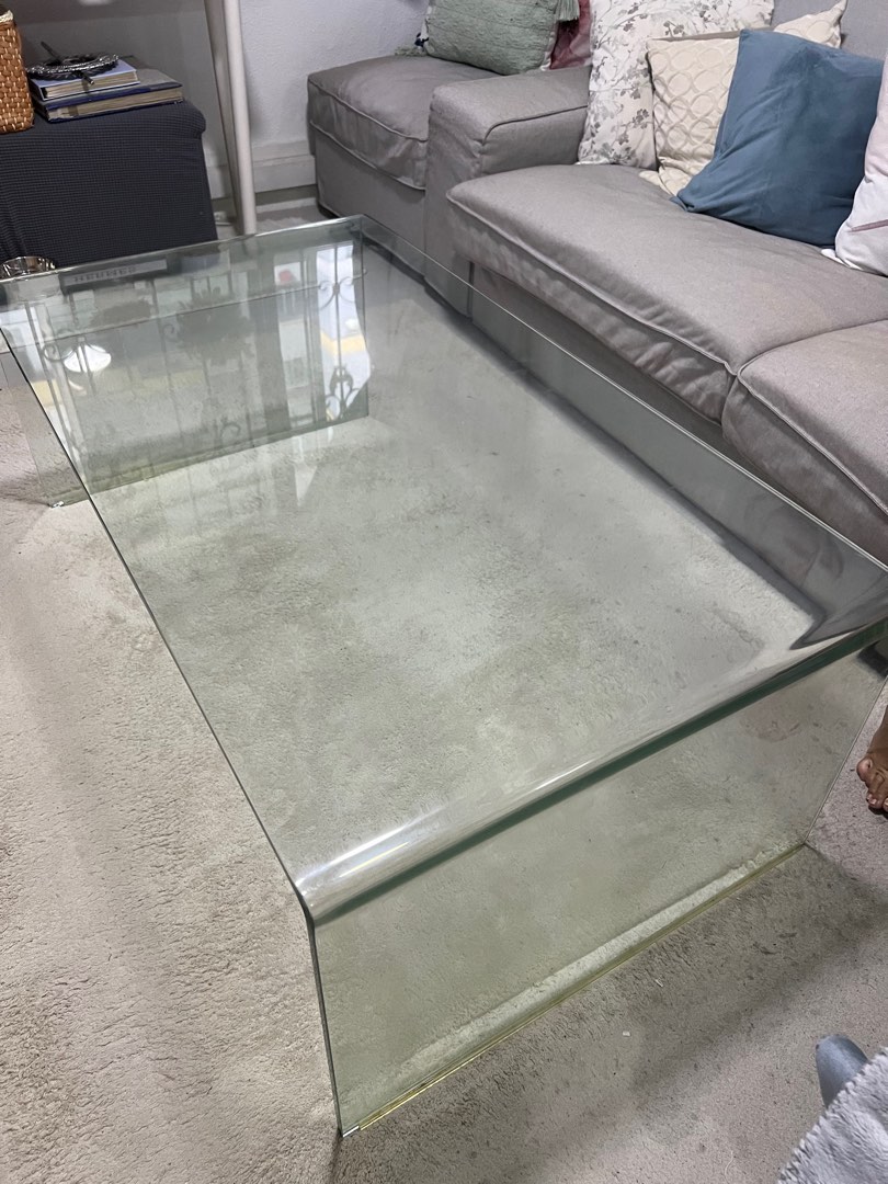 Glass Coffee Table, Furniture & Home Living, Furniture, Tables & Sets