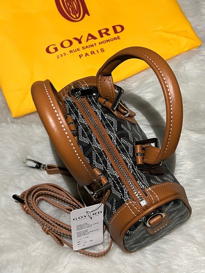 Goyard Mini Croisiere 2way Bag in Brown