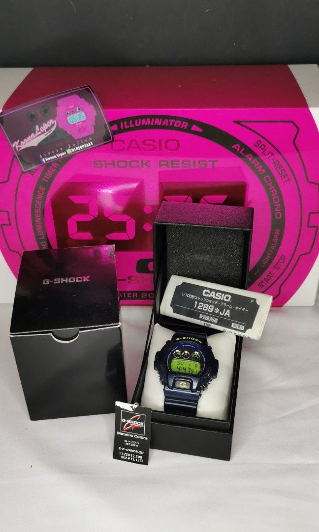 Gshock g shock dw6900 sb2 module 1289 japan set Men s Fashion Watches Accessories Watches on Carousell