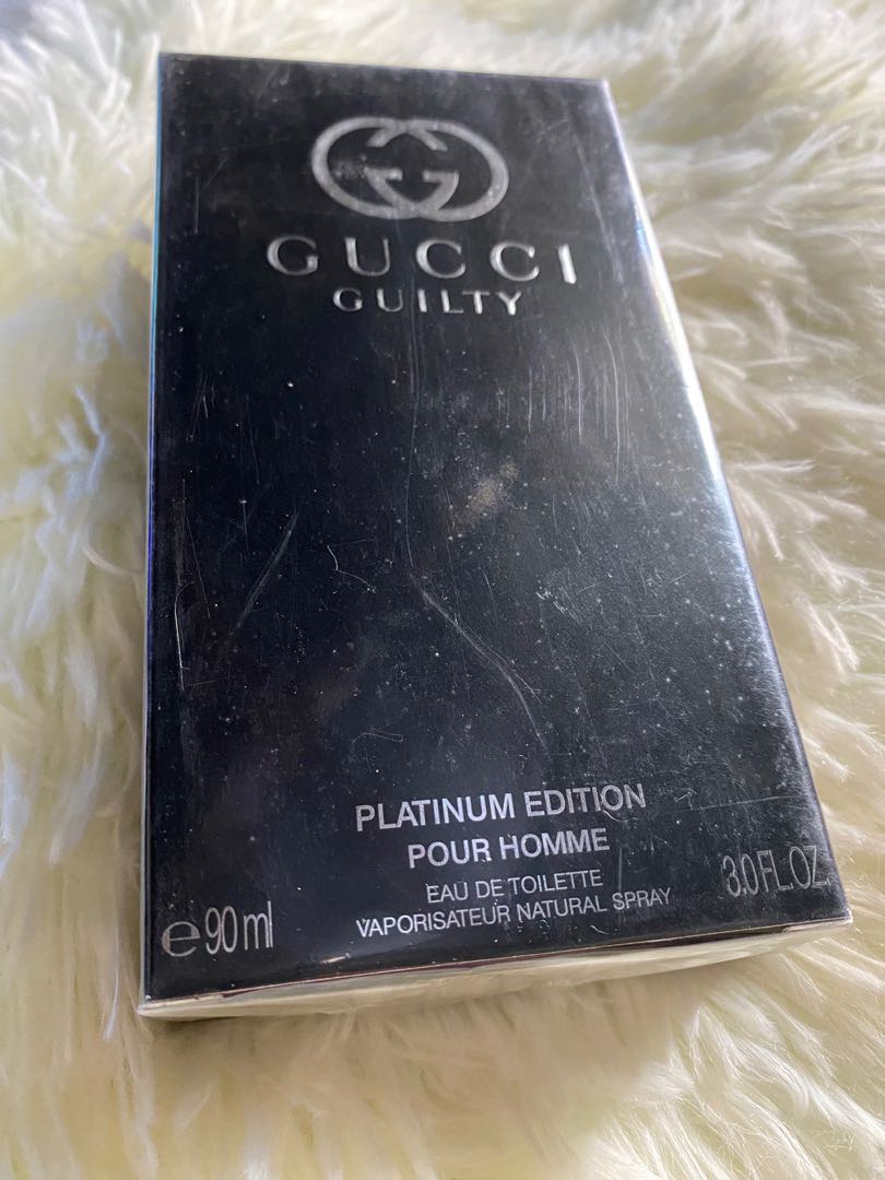 Gucci guilty platinum edition pour homme online