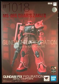 Gundam Fix Figuration Metal Composite (GFFMC) #1018 MS-06S Char's Zaku II