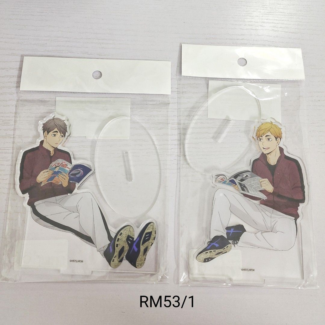 Haikyuu official merch | acrylic stand standee badge keychain | Miya ...