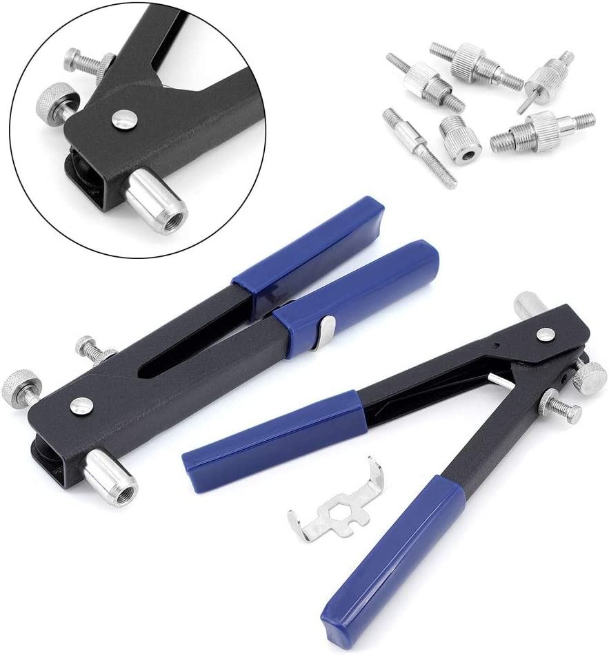 Hand Riveter Kit Rivet Nut Gun, Threaded Rivet Nut Kit Set Nut Rivet