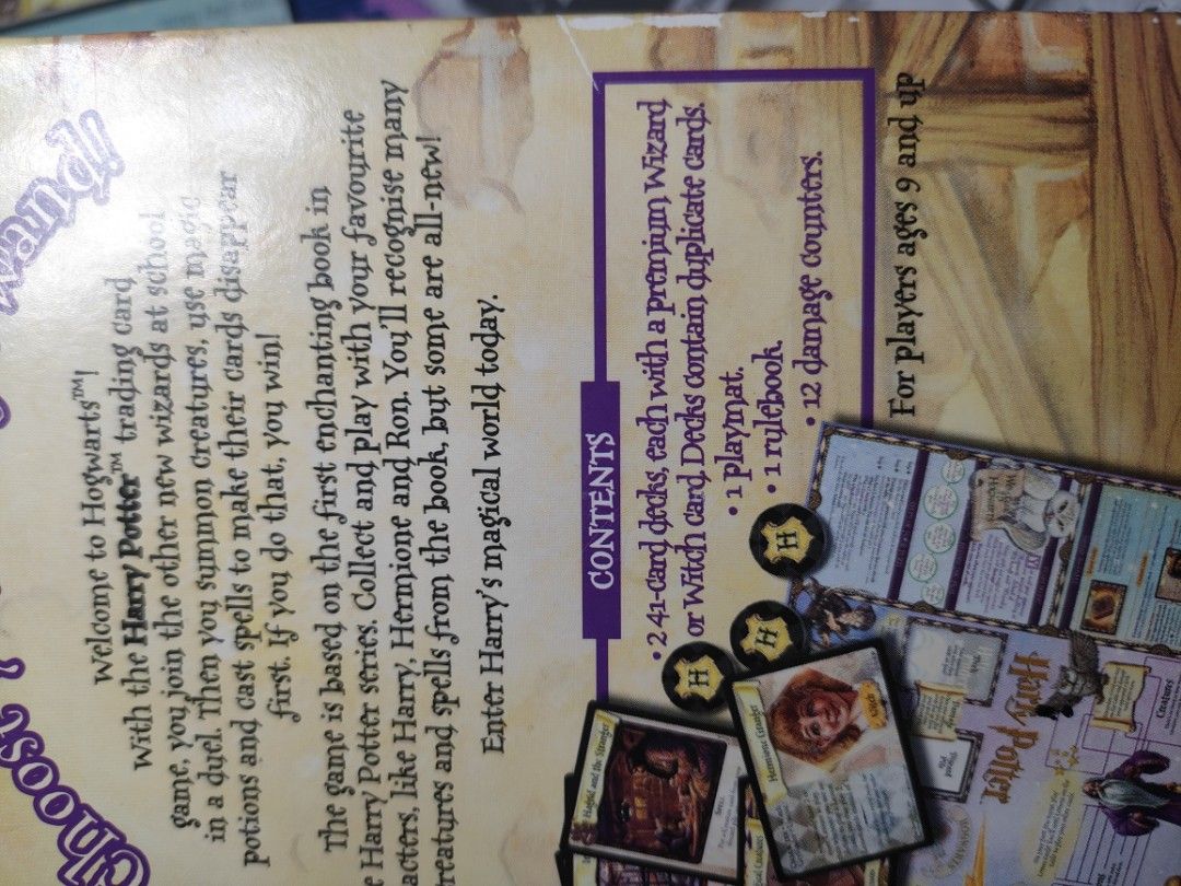 Harry Potter Trading Card 2 player starter set, Hobbies & Toys, Toys