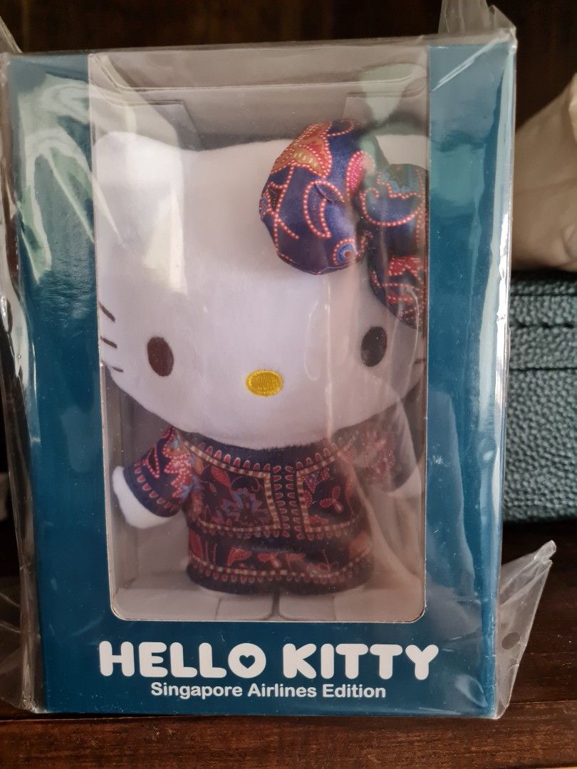 Hello Kitty Plush Toy Singapore Airlines Edition, Hobbies & Toys, Toys & Games on Carousell
