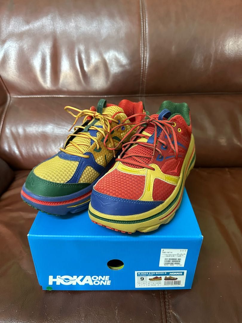 Hoka x EG Bondi B 鴛鴦色Sneaker, 男裝, 鞋, 波鞋- Carousell