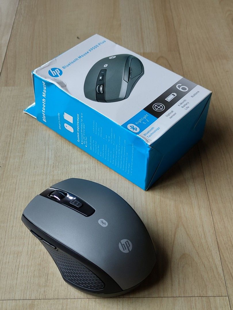 HP Bluetooth Mouse X9500 Plus, Computers & Tech, Parts & Accessories