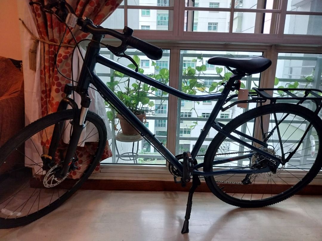 Hybrid Bike Riverside 500 speed Disc Brake Blue, Sports