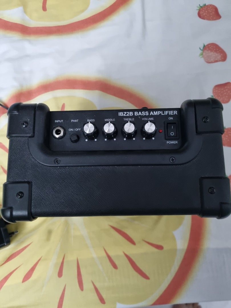 IBZ2B mini bass amplifiler A5 exercise book for scale