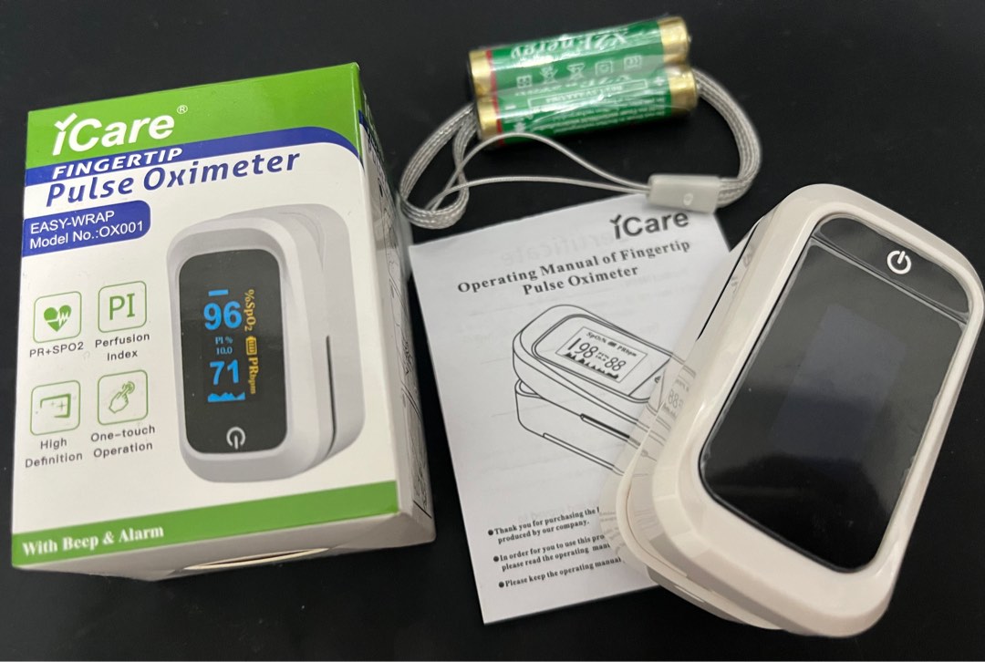 iCare Pulse Oximeter, Health & Nutrition, Health Monitors & Weighing