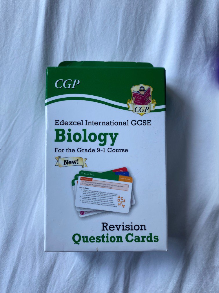 IGCSE Edexcel Biology Flashcards, 興趣及遊戲, 書本 & 文具, 教科書 Carousell