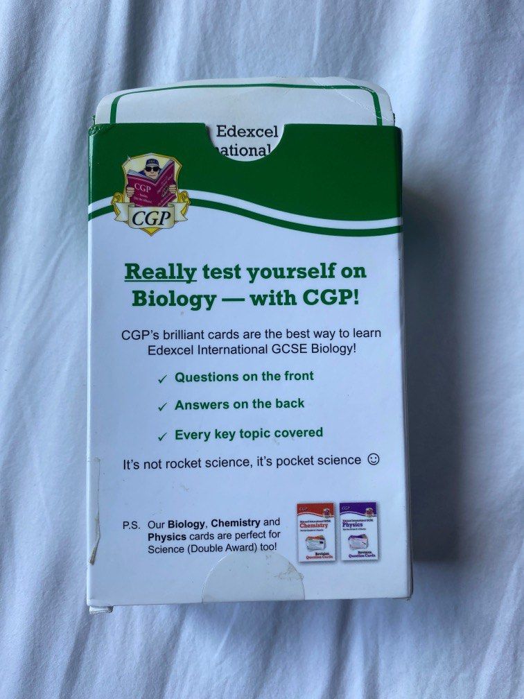 IGCSE Edexcel Biology Flashcards, 興趣及遊戲, 書本 & 文具, 教科書 Carousell