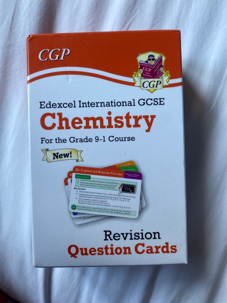 IGCSE Edexcel Chemistry Flashcards, 興趣及遊戲, 書本 & 文具, 教科書 Carousell