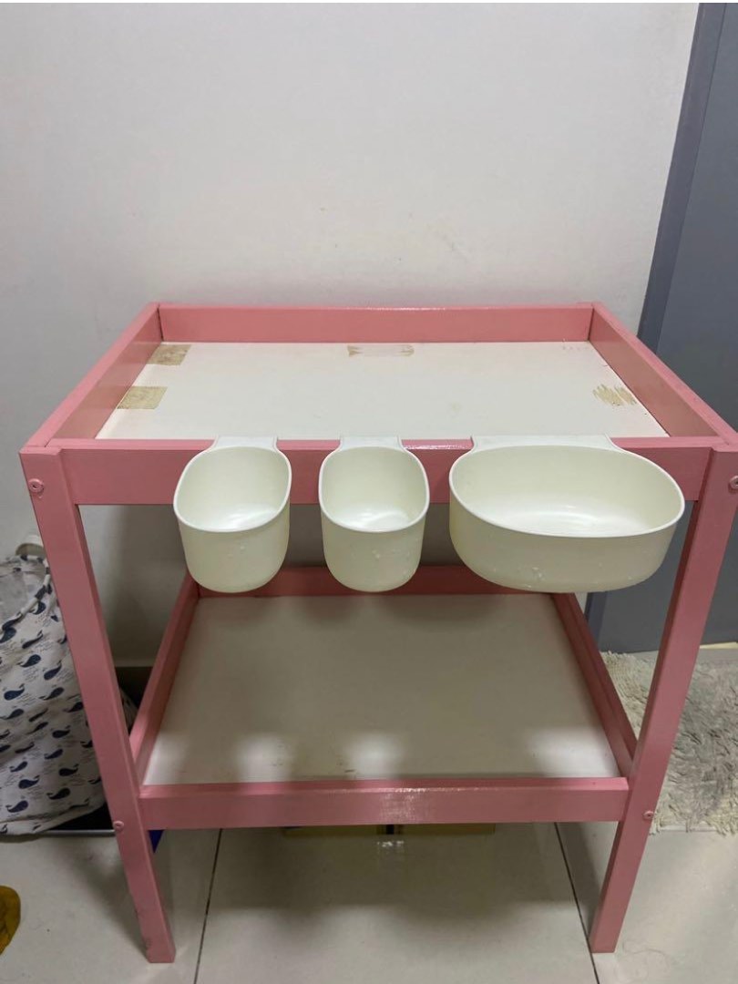 Ikea baby diaper changing table, Babies & Kids, Bathing & Changing