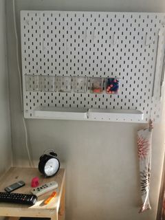 Ikea Skadis Pegboard with accessories