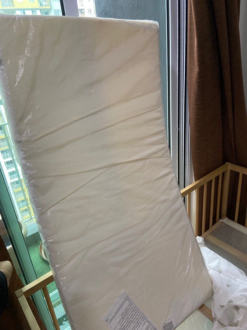 IKEA SNIGLAR Baby Cot with Mattress, Babies & Kids, Baby Nursery & Kids