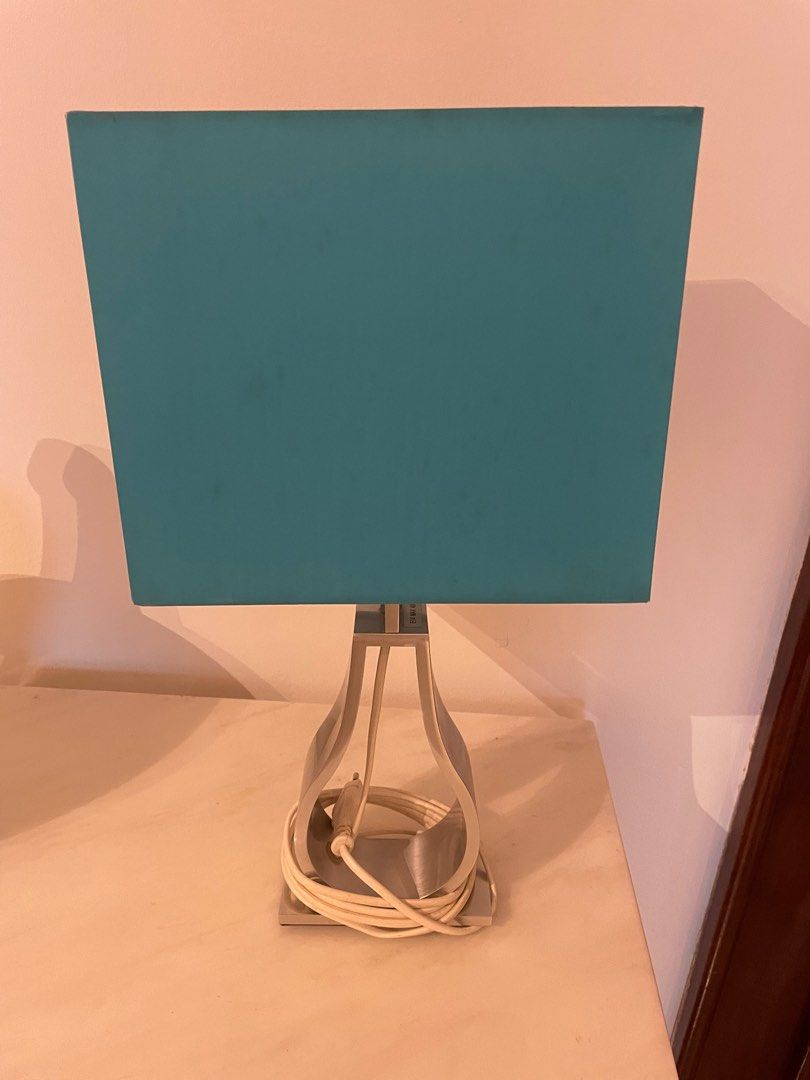 IKEA turquoise lamp, Furniture & Home Living, Lighting & Fans, Lighting