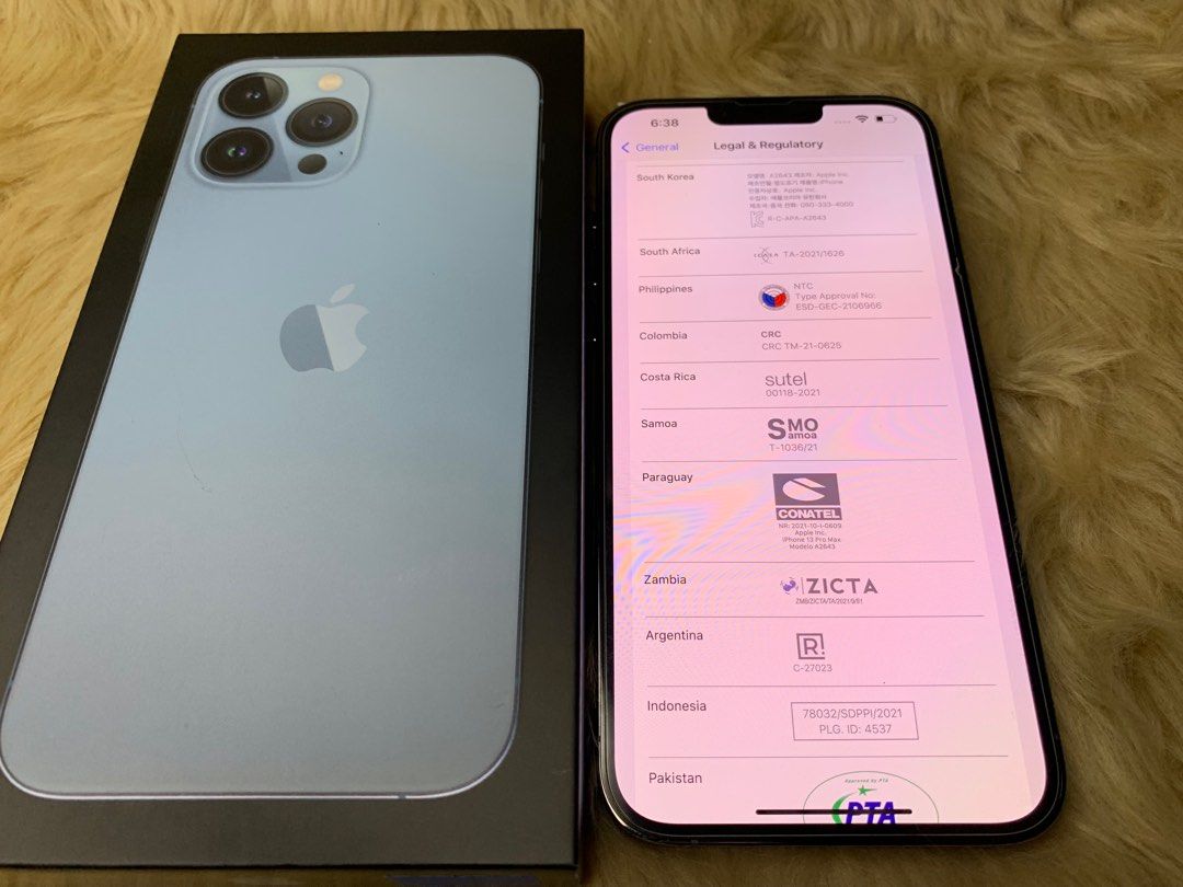iPhone 13 Pro Max 128GB 5G Sierra Blue Smartlocked, Mobile Phones