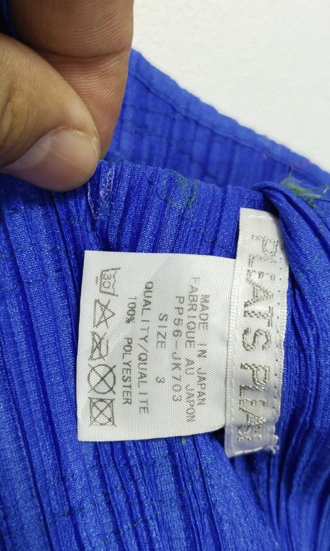 Issey Miyake Pleats please, Women's Fashion, Tops, Blouses on Carousell