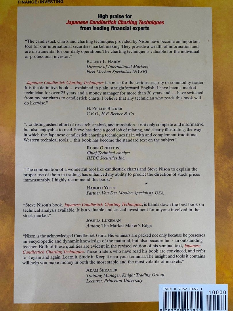 Japanese Candlestick Charting Techniques, 2nd Edition by Steve Nison