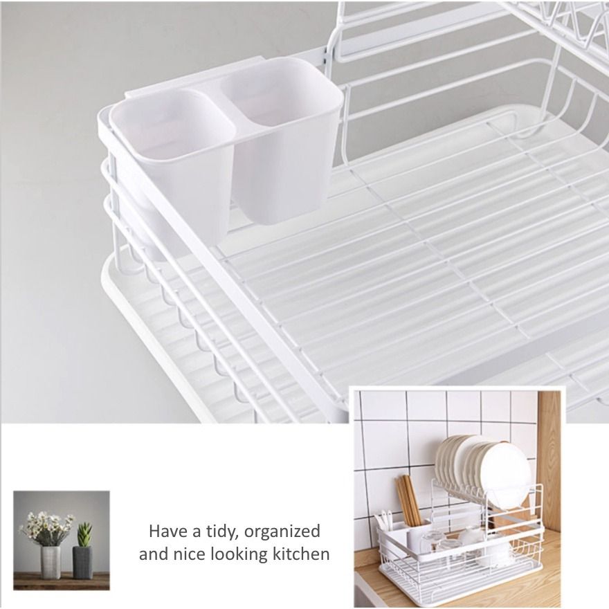 Japanese Kitchen Dish Rack Stainless Steel Kitchen Organizer KNT1528, TV & Home Appliances ...