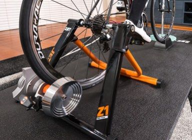 Jet black cycling trainer hot sale