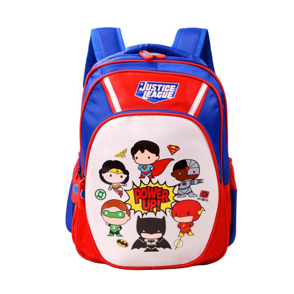Justice League School Bag JL 10192 RED/BLUE, Babies & Kids, Going Out, Diaper Bags & Wetbags on