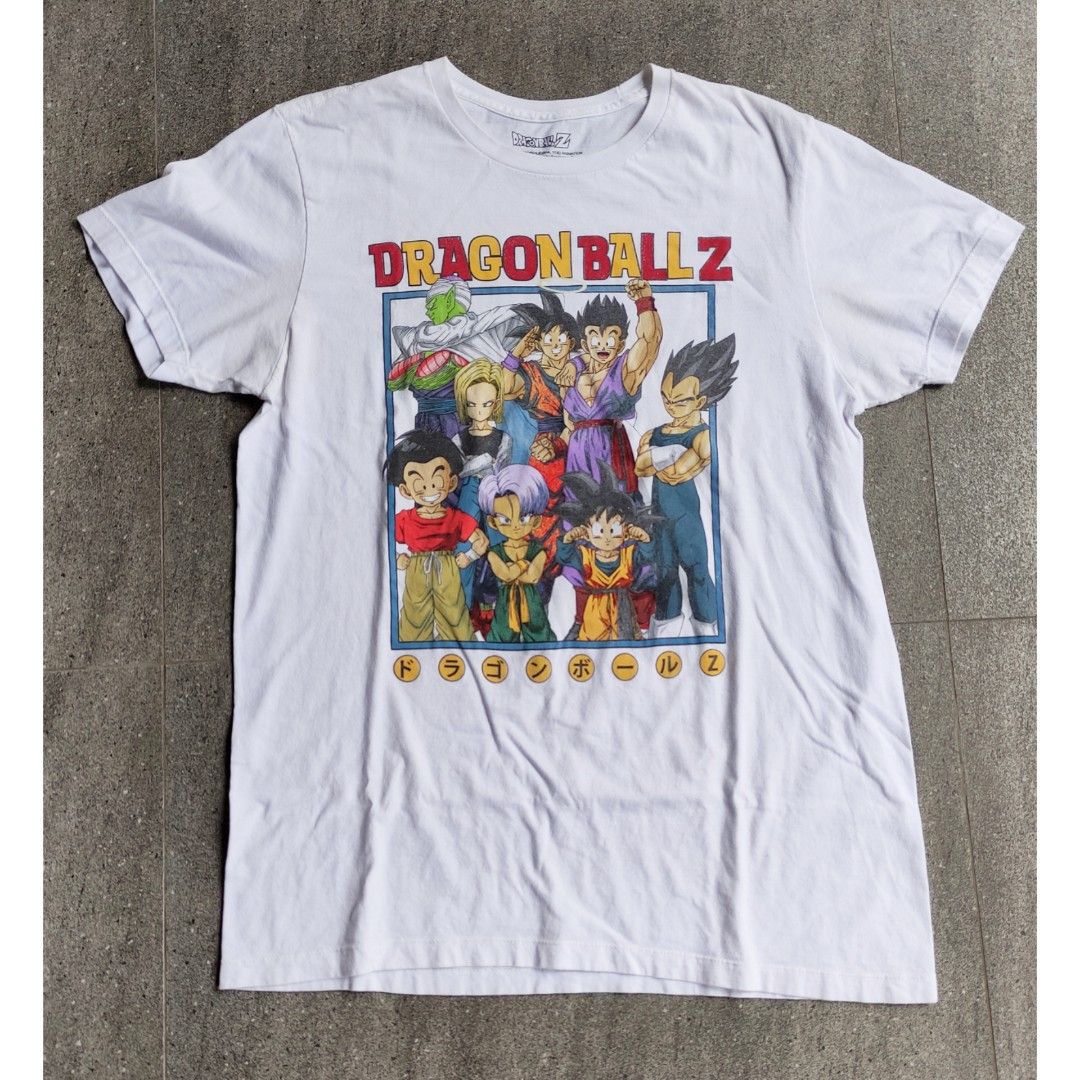 kaos T shirt dragon ball z original target USA second, Fesyen Pria, Pakaian  , Atasan di Carousell