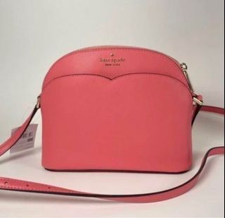 Kate Spade Payton Dome Crossbody Handbag in Garden Pin Pink