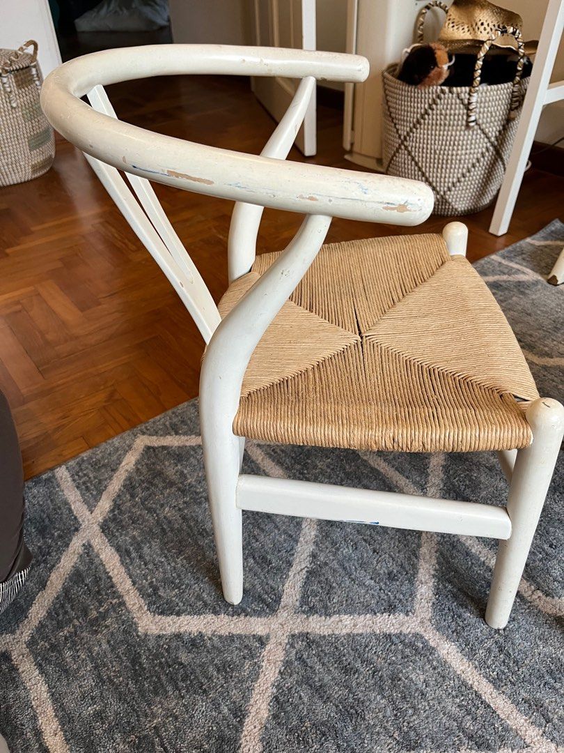 Kids wishbone best sale chair