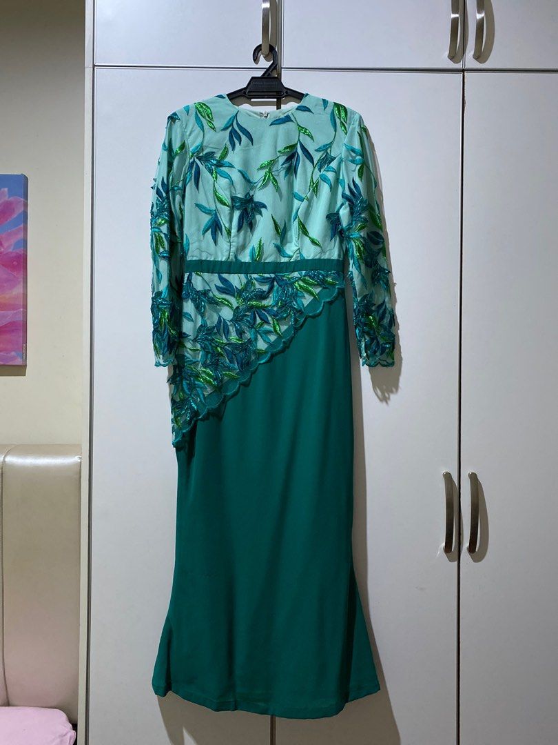 sachin and babi light blue dress Emerald Green Josie Bandage Mini Dress