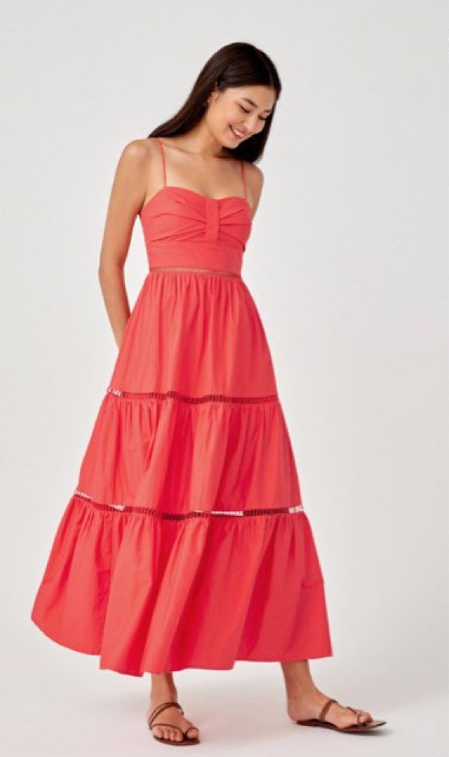 Lenora Bustier Maxi Dress, Women's Fashion, Dresses & Sets, Dresses on ...