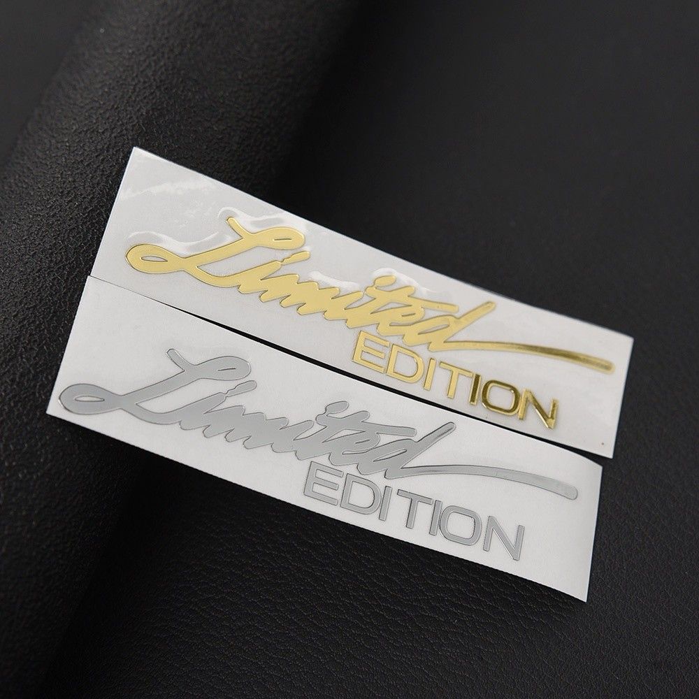 Limited edition car decal sticker car body styling sticker shiny gold