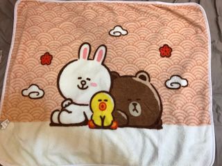 Line小蓋毯