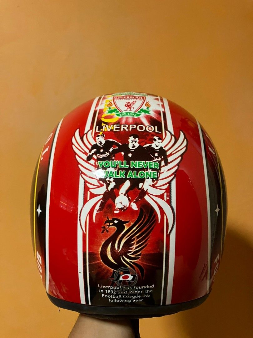 Liverpool Helmet, Motorcycles, Motorcycle Accessories on Carousell