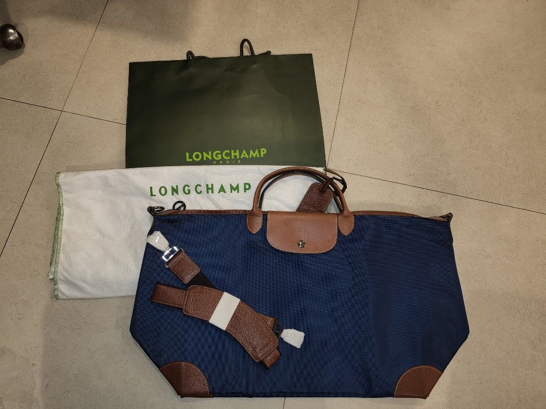 Longchamp Le Pliage Boxford Travel Bag, Luxury, Bags & Wallets on Carousell