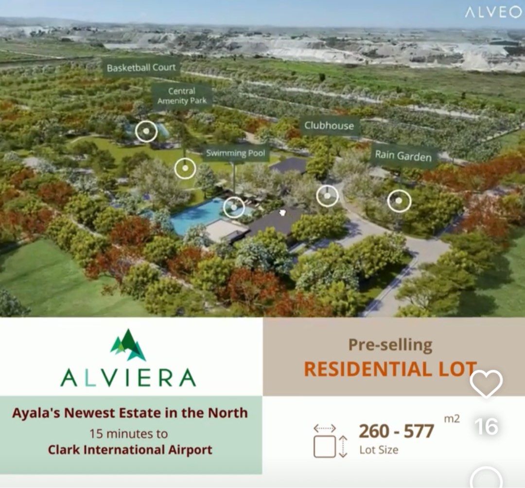 Lot for sale in Alviera Versala Corvia Montala Greenways Porac Pampanga