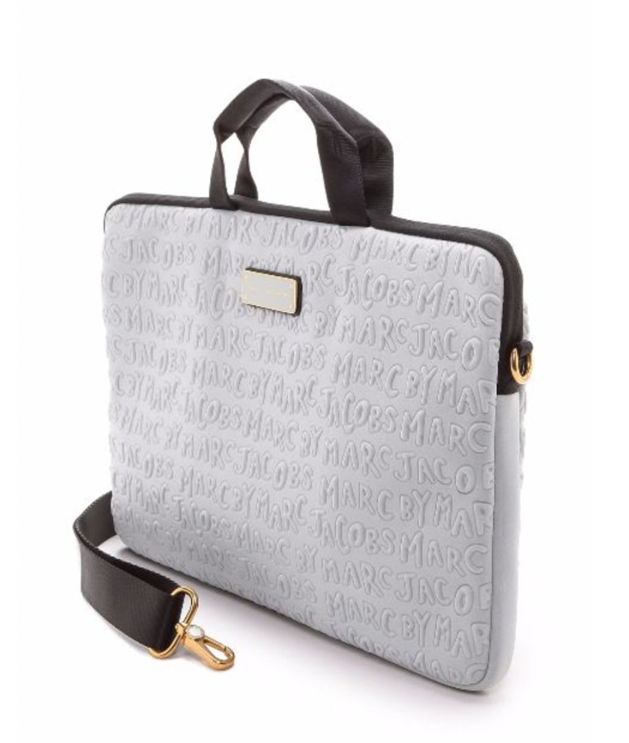 Marc Jacobs MBMJ 15 Adults Suck Neoprene Laptop Commuter Bag