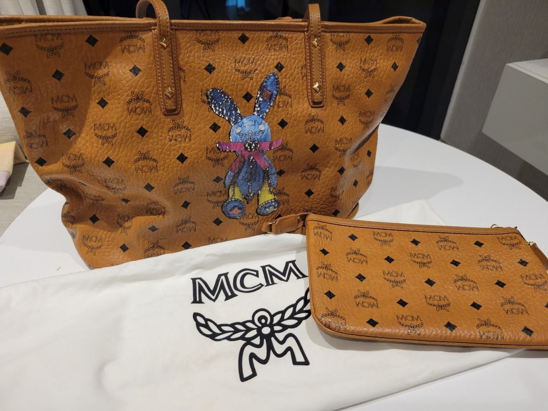Mcm rabbit tote bag online