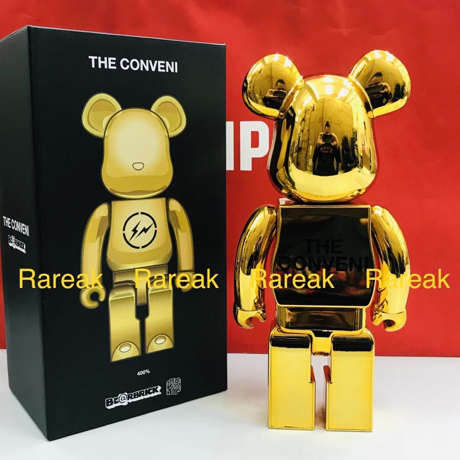 Medicom Bearbrick Fragment Design x Conveni Gold 400% be@rbrick