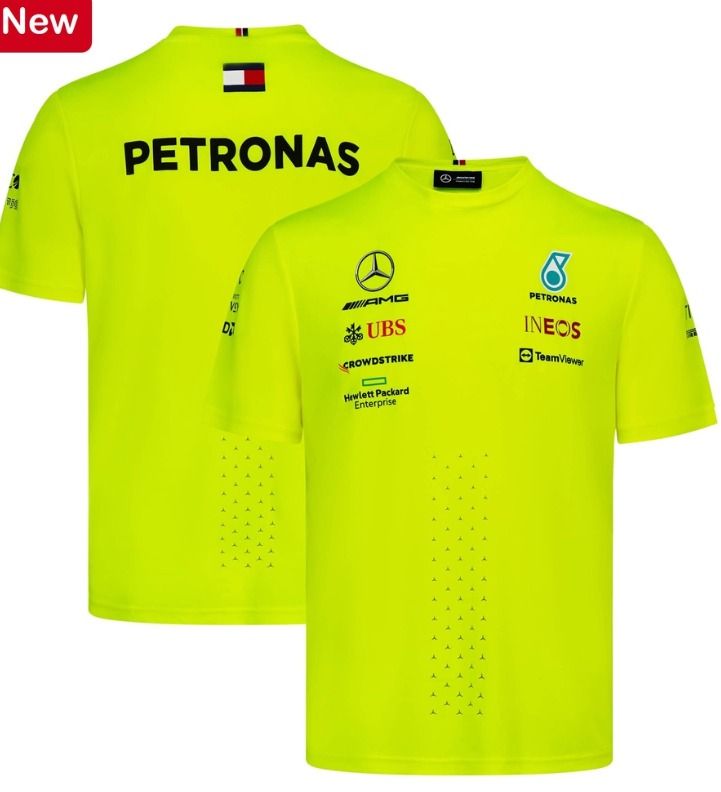 Mercedes AMG PETRONAS F1 2022 Team Set Up T-Shirt, Men's Fashion, Tops ...